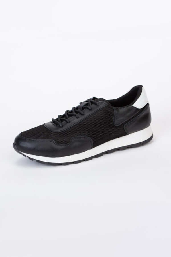 حذاء كوتشي رجالي بلونين متداخلين شمواه برباط