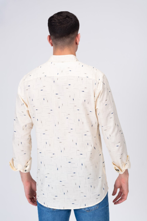 Mens Long Sleeve Printed Shirt With Comfortable Material For Every Day Fit