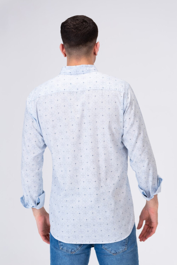 Mens Long Sleeved Shirt Printed With Comfortable Summer Material