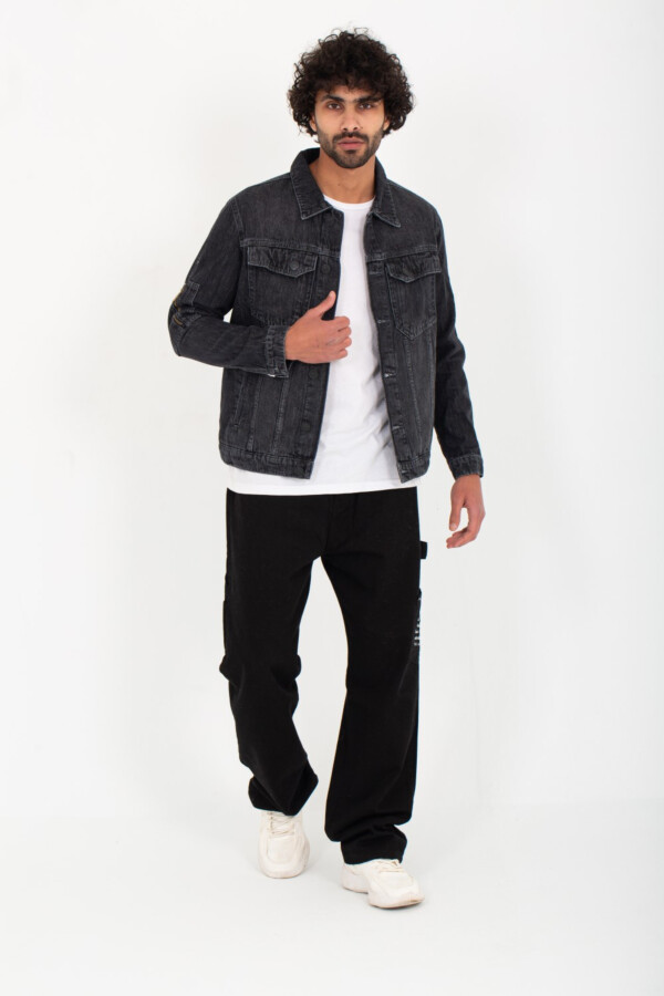 Men's Denim Casual Slim Fit Basic Jackets With Front Pockets