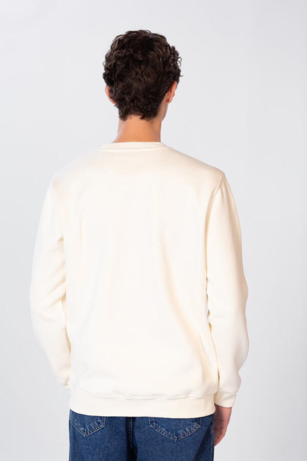 Men's Printed Sweatshirt With Crew Neck And Long Sleeves