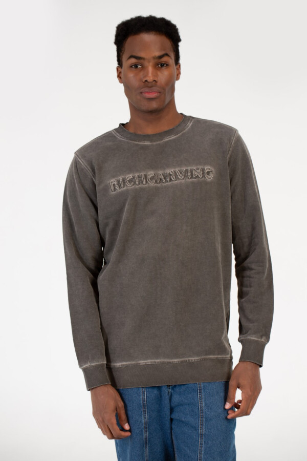 سويت شيرت رجالي أكمام طويلة وياقة دائرية