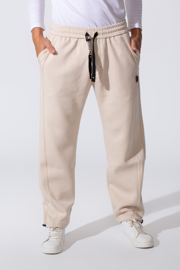 Men's Basic Oversized Sweatpants With Elastic Waistband And Back Pocket