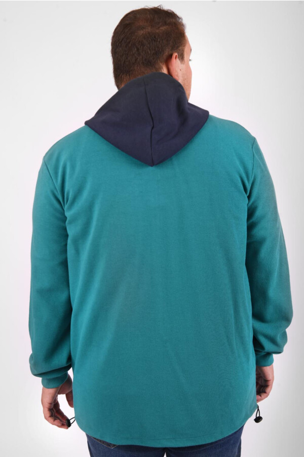 سويت شيرت رجالي مقاسات خاصة بقصة ضيقة و مبطن من الداخل و سوستة كاملة و تفاصيل فريدة