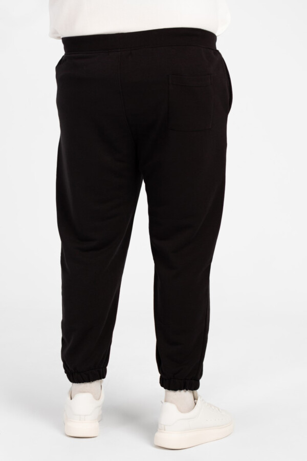Men's Big Size Melton Basic Sweatpants With Side Pockets
