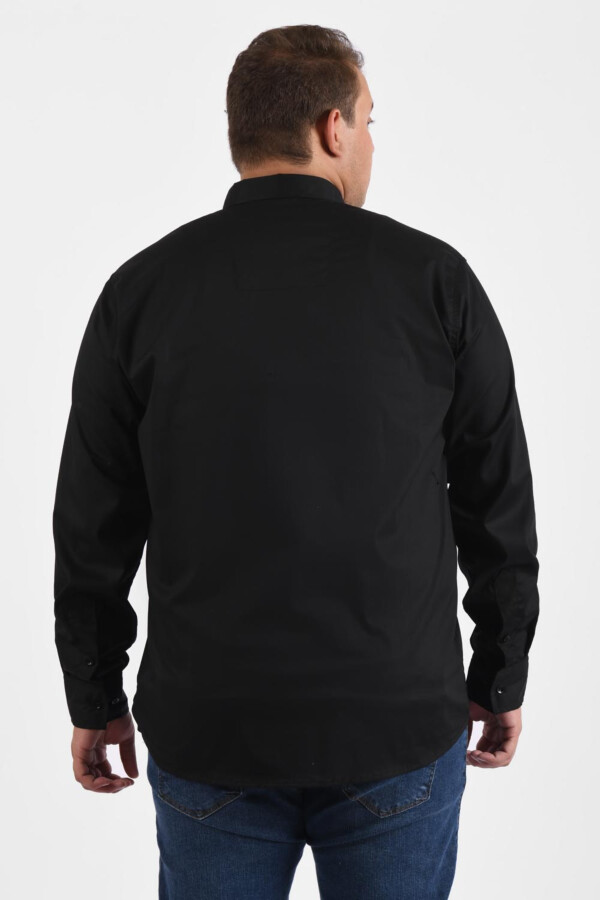 Men's Big Size Classic Long Sleeves Regular Fit Made Of Soft Cotton Shirt