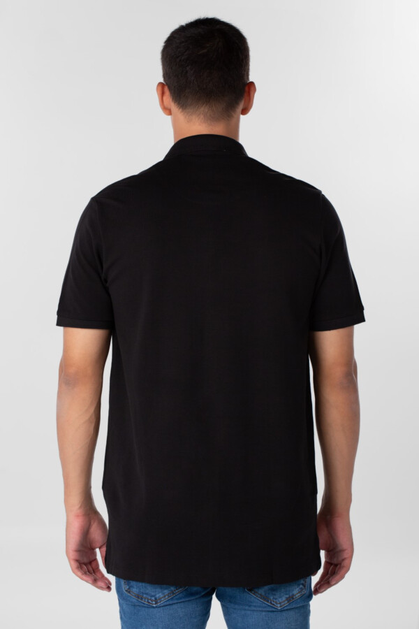 Men's Polo Casual Front Printed Cotton Short Sleeve T-shirt