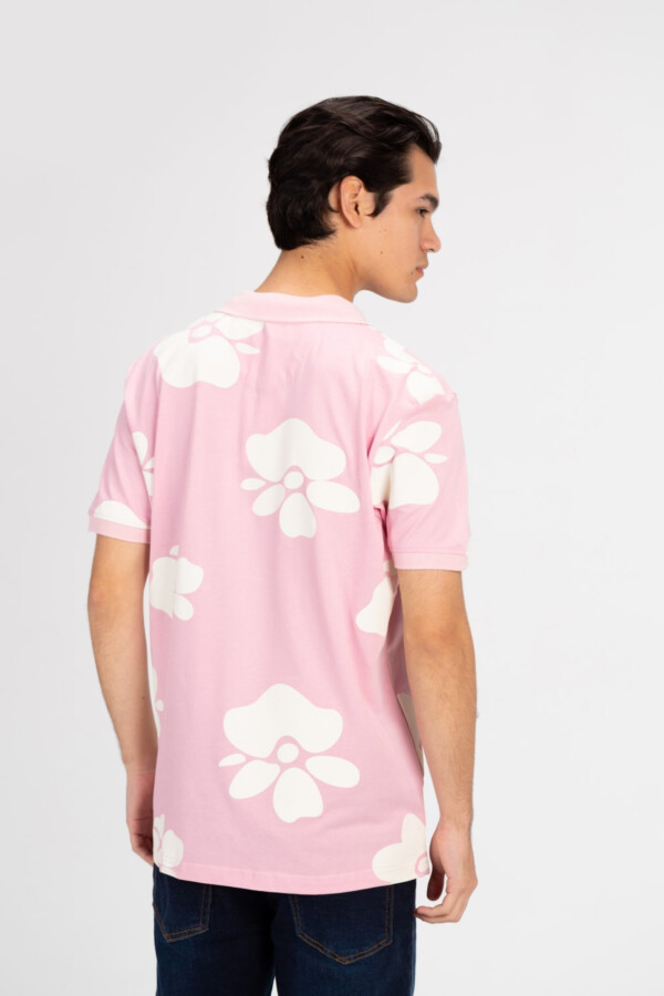 Men's Slim Fit Half Sleeve Printed Polo T-Shirt