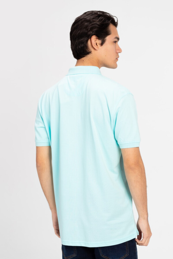 Men's Half Button Short Sleeved Polo T-shirt