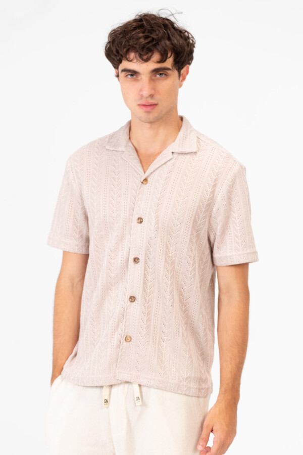 قميص رجالي توميتو نصف أكمام شبكي سليم فيت بيزك عصري