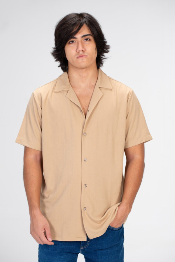 Men's Basic Slim Fit Half Sleeve Shirt Made Of Bengalin Material