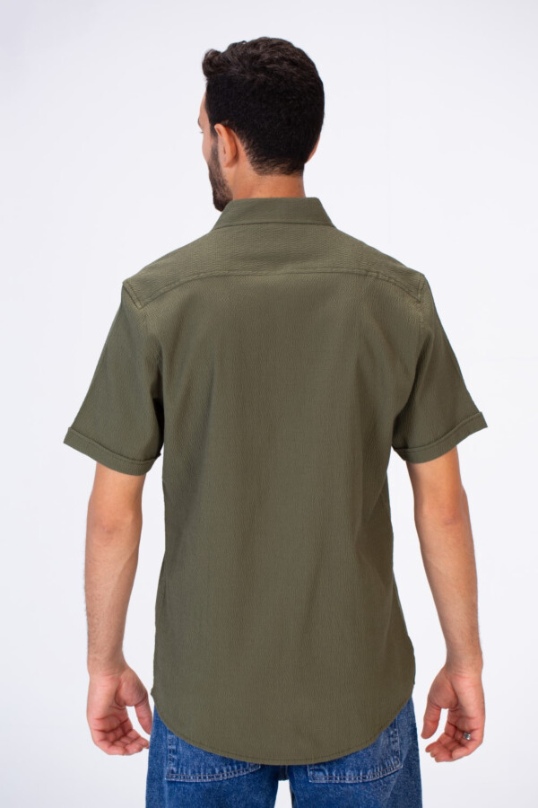 Men's Slim Fit Basic Plain Short Sleeves Shirt With Comfortable Fit