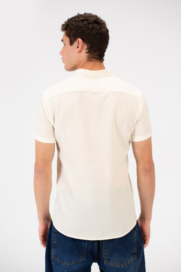 Men's Slim Fit Basic Half Sleeve Shirt