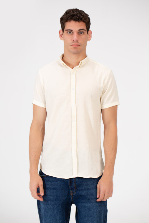 Men's Slim Fit Basic Half Sleeve Shirt