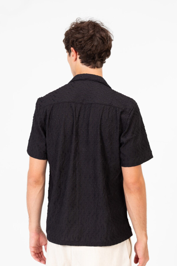 قميص نصف أكمام رجالي سليم فيت بخامة عملية مريحة