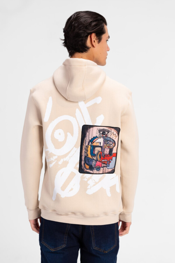 Men's Graphic Print Long Sleeve Hoodie Sweatshirt