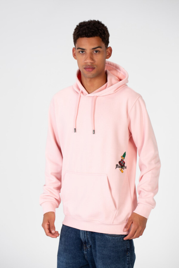 Men's Casual Sweatshirt With Hoodie Cut And Front Print