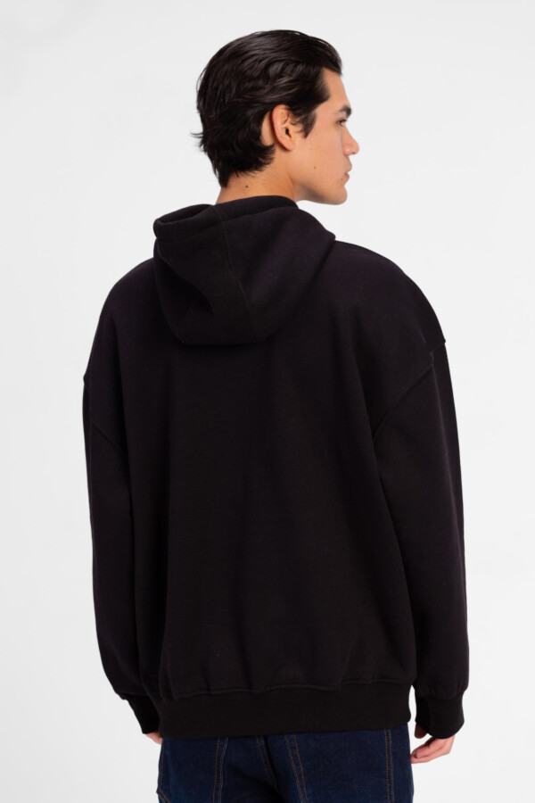 Men's Tomato Milton Oversized Sweatshirt with Front Text Print