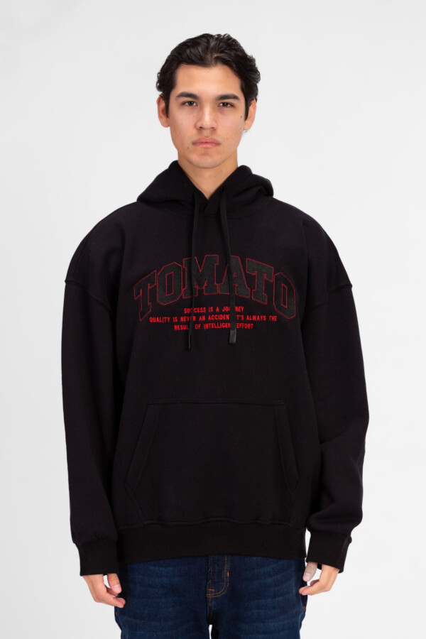 Men's Tomato Milton Oversized Sweatshirt with Front Text Print