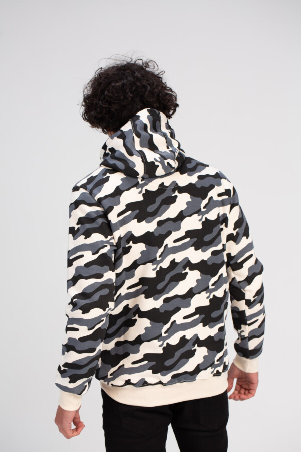 Men's Army Hoodie Padded Hooded Sweatshirt Camouflage