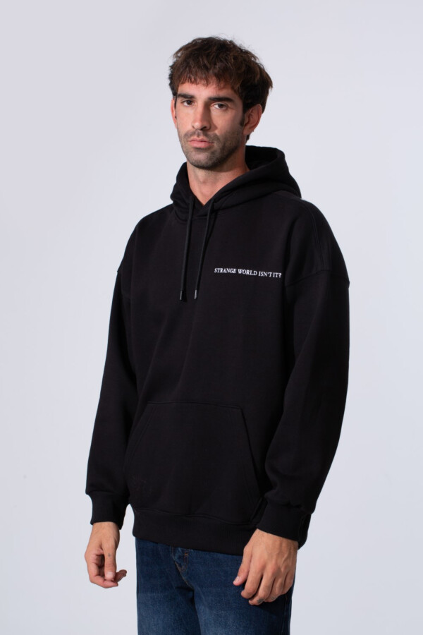 Men's Oversized Printed Milton Hoodie Sweatshirt With Front Kangaroo Pocket