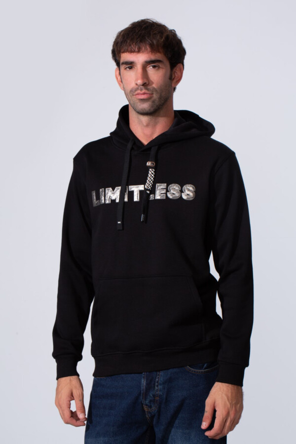 Men's Slim Fit Foil Print Hood Sweatshirt With Front Pocket And Long Sleeves