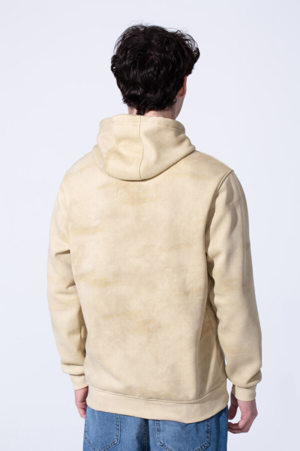 Men's Slim Fit Milton Tie Dye Hood Sweatshirt With Front Pocket And Long Sleeves