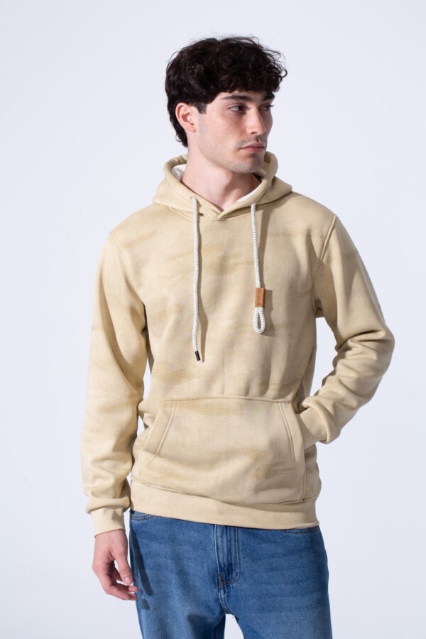 Men's Slim Fit Milton Tie Dye Hood Sweatshirt With Front Pocket And Long Sleeves