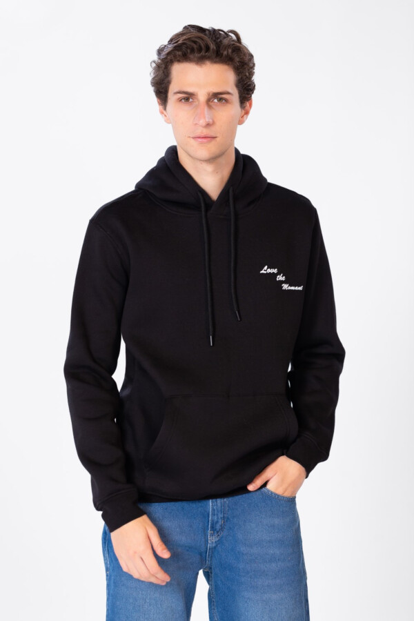 Men's Hoodie With Long Sleeves And Text Print