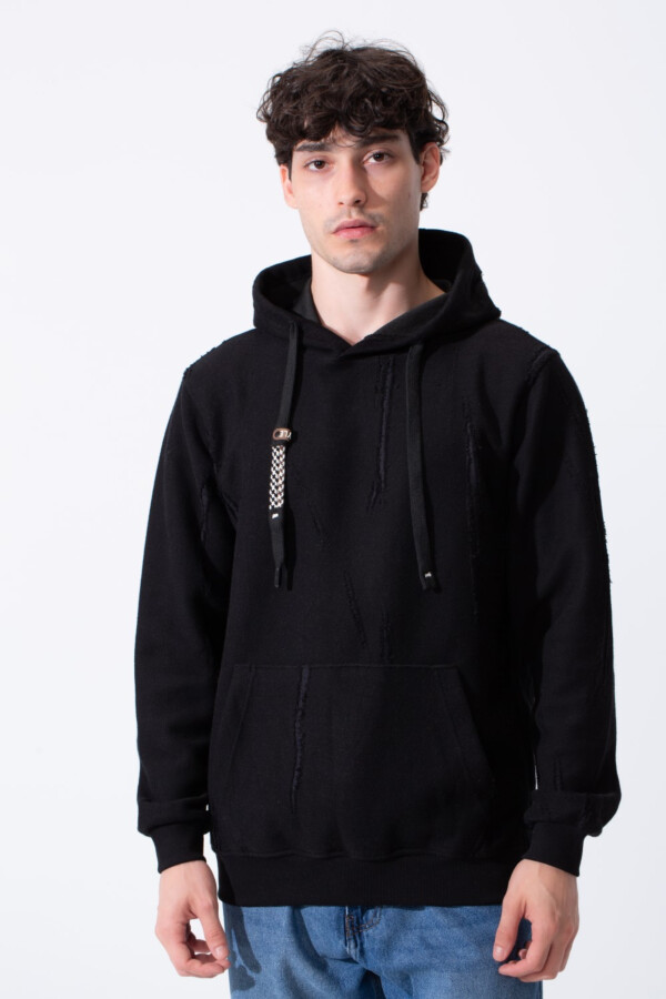 Men's Slim Fit Hood Sweatshirt With A Front Kangaroo Pocket In A Modern Design