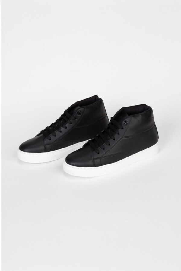 حذاء سنيكرز رجالي عالي كاجوال برباط