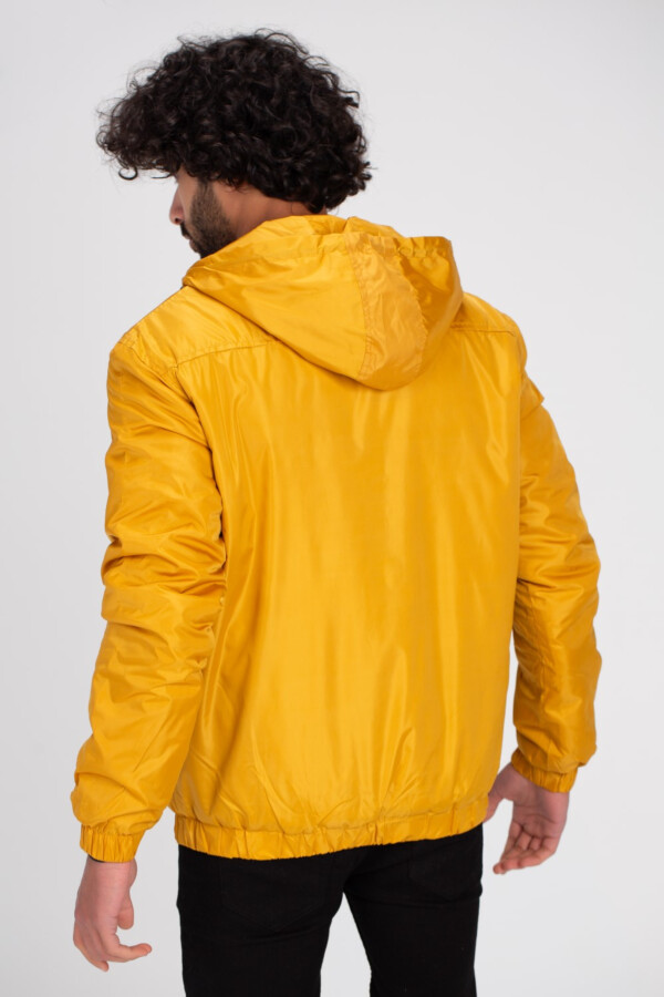 Men's Casual Half Zipper Front Printed Waterproof Sweatshirt