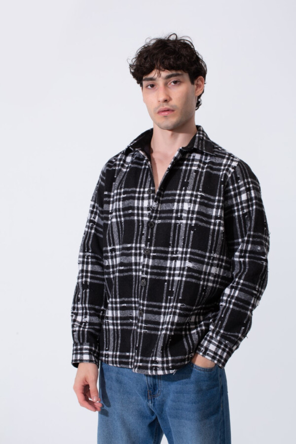 Men's Regular Fit Long Sleeves Winter Wool Shirt