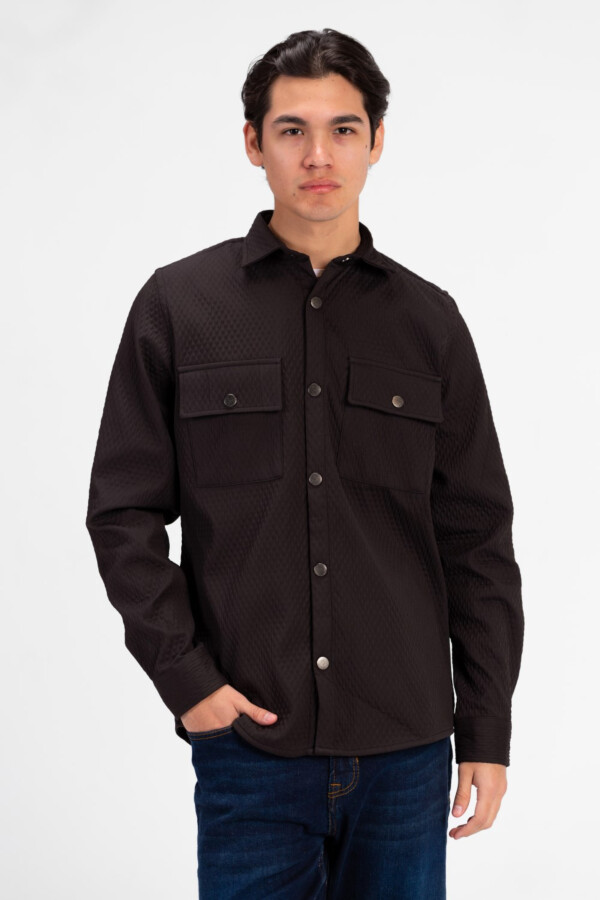 Men's Slim Fit Velvet Front Button Shirt