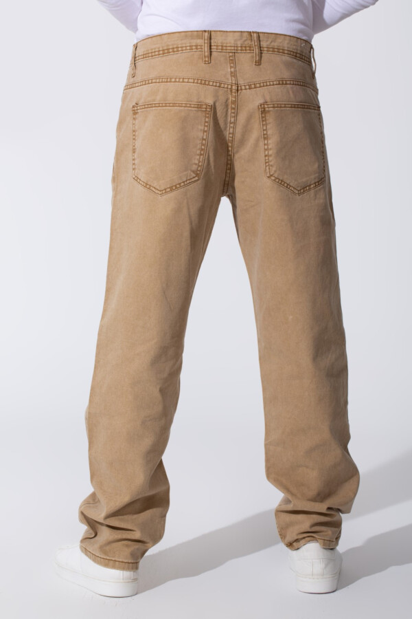 Men's Wide Leg Jeans Pants With Basic Details And Colors