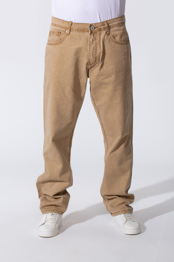 Men's Wide Leg Jeans Pants With Basic Details And Colors