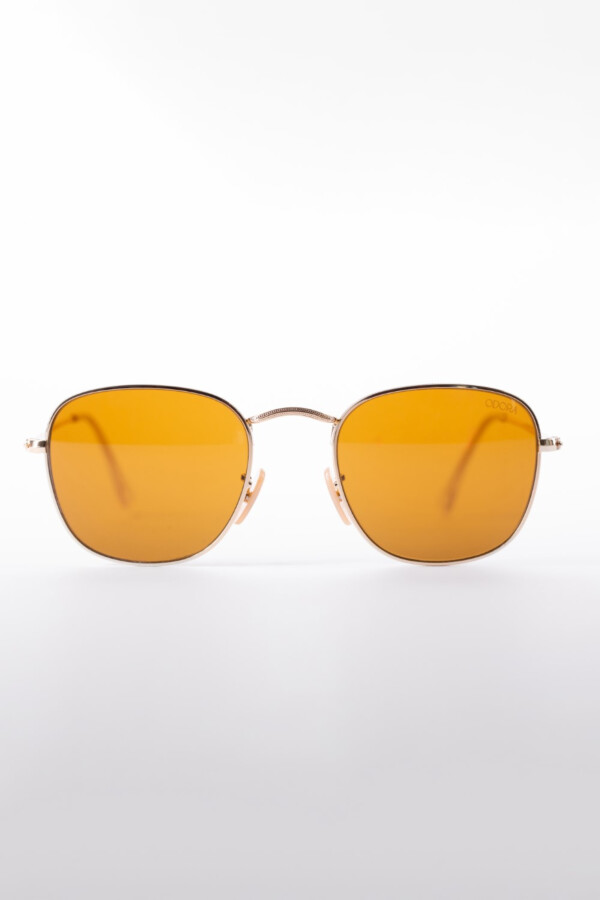 Men's Metal Sunglasses With A Round Frame And High Quality Material
