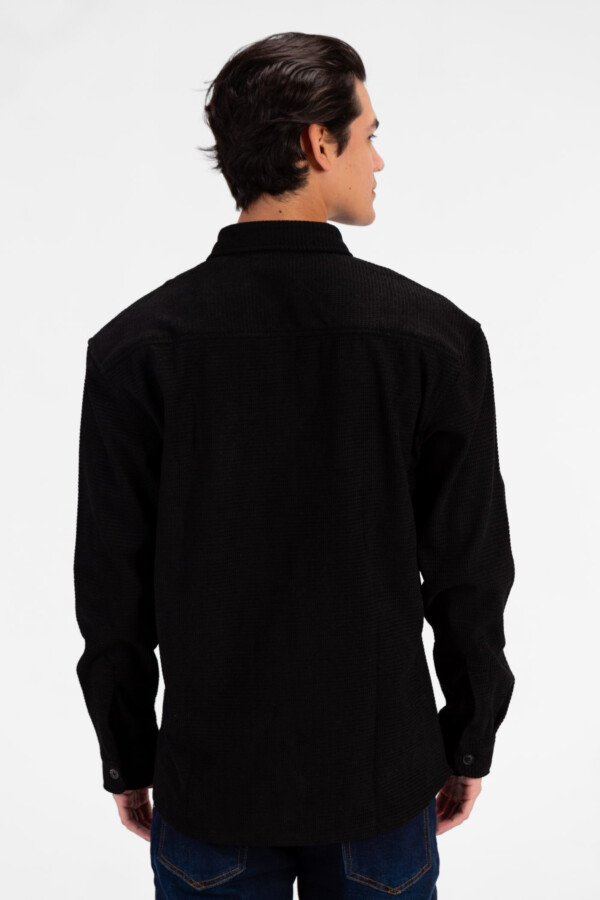 Men's Fur Padded Long Sleeve Shirt Comfortable Material