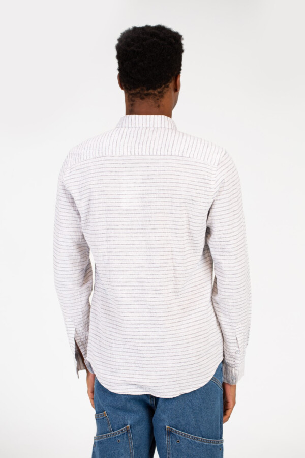 Men's Slim Fit Striped Shirt