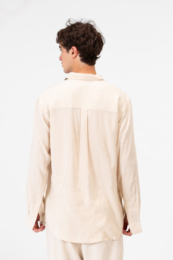 قميص رجالي تلبيس عادي بيزك سادة بأكمام طويلة خامة عملية وألوان عصرية