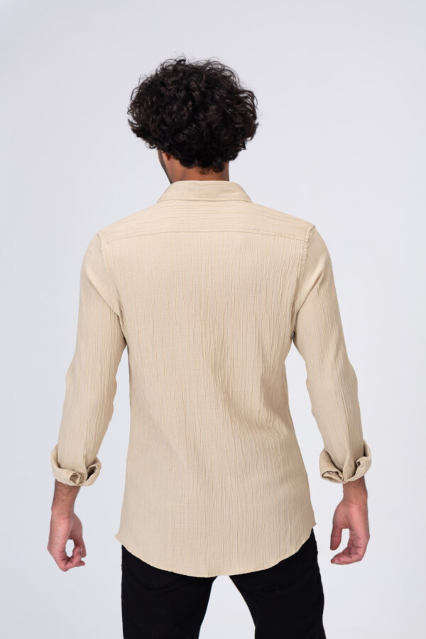 Mens Plain Shirt With A Summer Material That Suits Every Day And Basic Colors