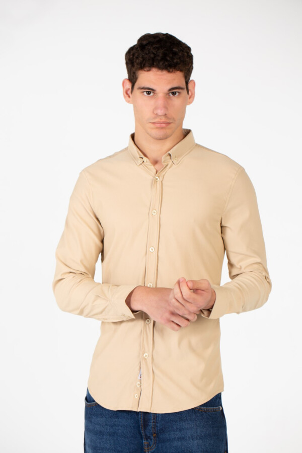 Men's Basic Slim Fit Full Button Shirt