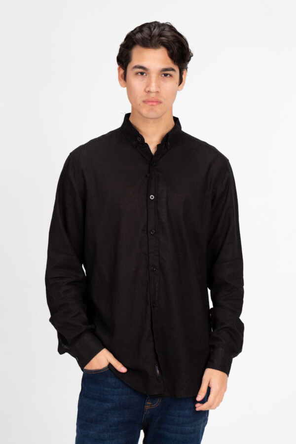 Men's Basic Linen Regular Fit Shirt