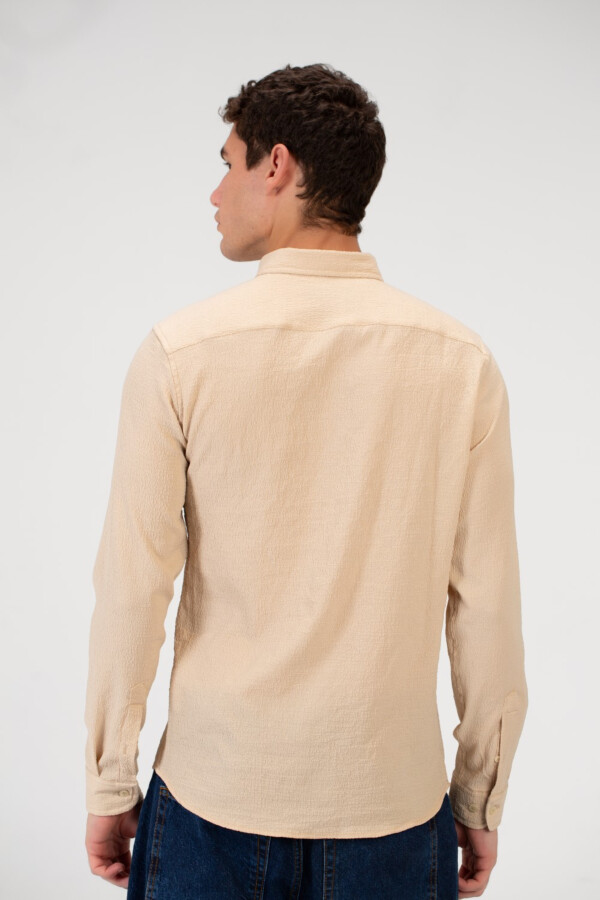 Men's Slim Fit Long Sleeve Basic Shirt