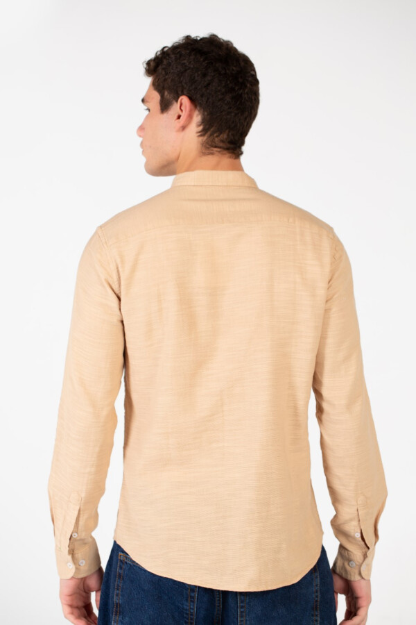 Men's Basic Slim Fit Long Sleeved Shirt