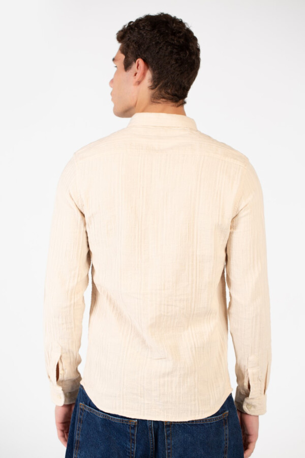 Men's Basic Slim Fit Collar Long Sleeve Shirt