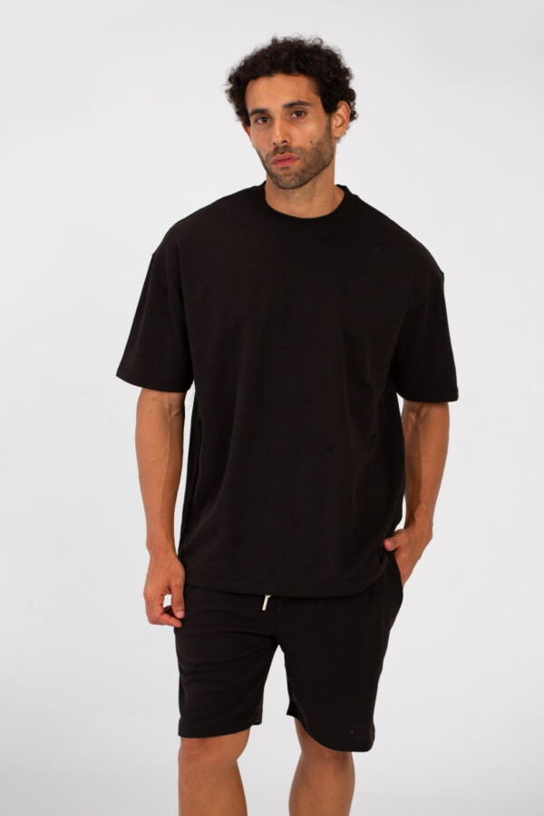 Men's Regular Fit Outfit Set Half Sleeved T-shirt & Short In High-Quality Material