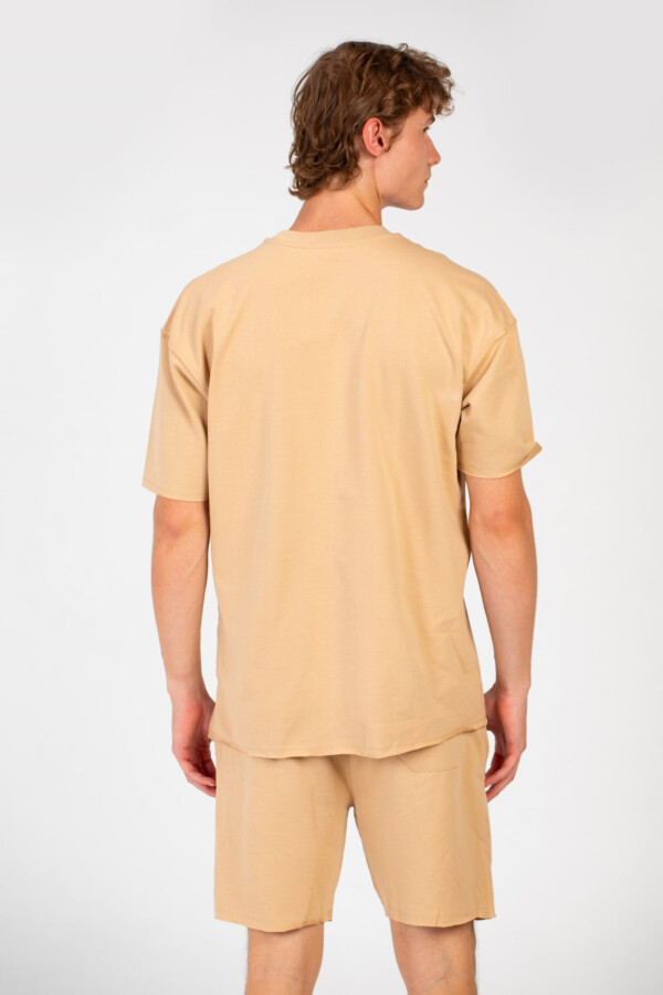 Men's Basic Outfit Modern Comfortable Short Sleeve T-Shirt and Short