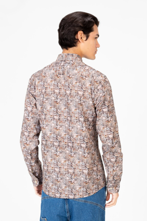 Men's Slim Fit Jakar Long Sleeve Shirt