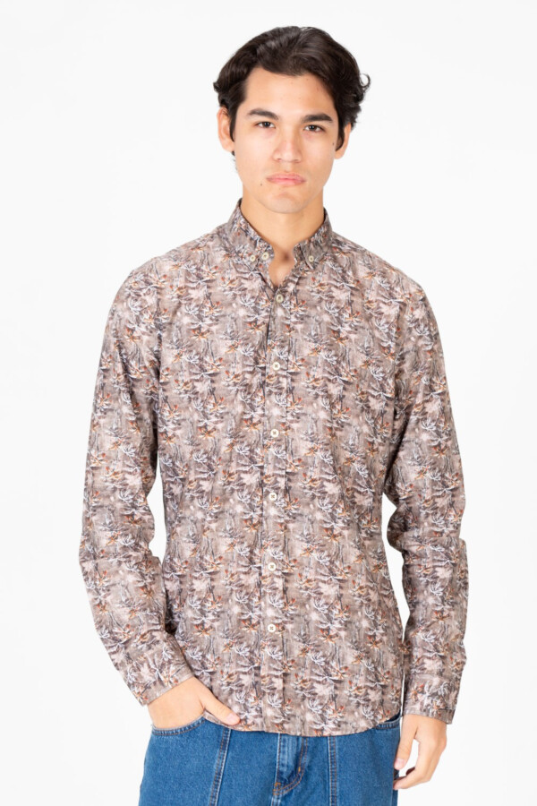 Men's Slim Fit Jakar Long Sleeve Shirt